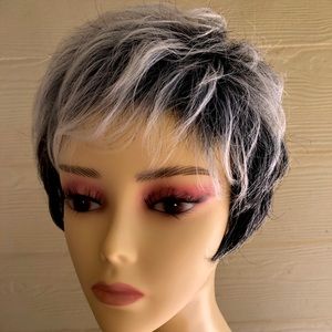 Black/Grey Wig